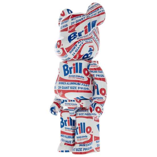 Medicom Toy Bearbrick Andy Warhol Brillo